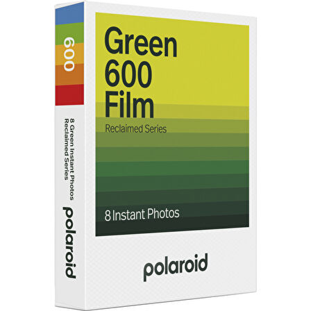 Polaroid Green 600 Reclaimed Series Instant Film 8 Poz