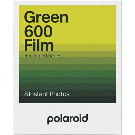 Polaroid Green 600 Reclaimed Series Instant Film 8 Poz