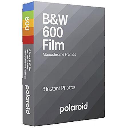 Polaroid B&W 600 Monochrome Frames Edition Instant Film 8 Poz