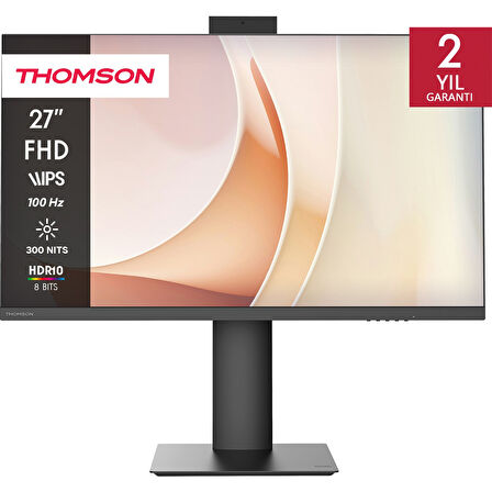 THOMSON Supreme Business Monitor 27" Fhd 100Hz 1920 x 1080 Pop-Up Camera