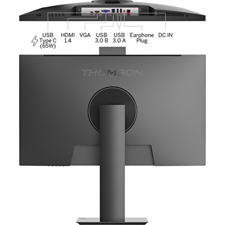 THOMSON Supreme Business Monitor 27" Fhd 100Hz 1920 x 1080 Pop-Up Camera