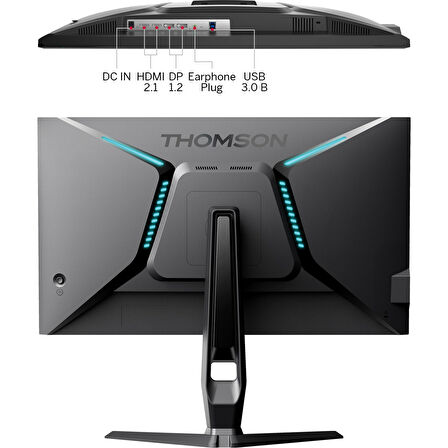 THOMSON Gaming Monitör 27" 0,1 Ms Qhd 180 Hz Adaptive 2560 x 1440 Monitör