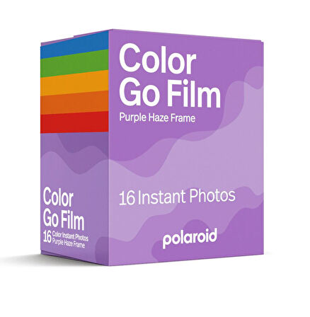 Polaroid Color Go Purple Haze Frame Edition Film 16 Poz (SKT: 01-2025)