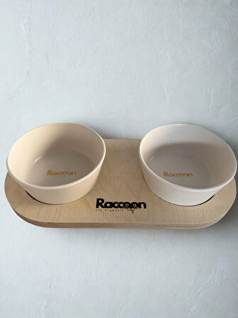 Raccoon Zeus 16 Cm Çift Tablalı Beyaz