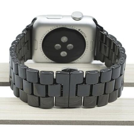 Apple Watch 42mm Katlamalı Şık Metal Kordon KRD15