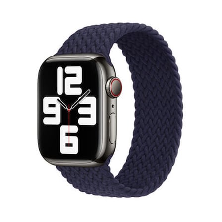 Apple Watch 42mm Tek Parça Medium Beden Örgü Tasarımlı Kordon KRD32