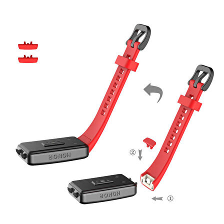 Huawei Band 6 Esnek Delikli Silikon Kordon KRD47