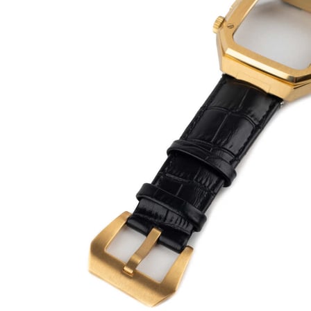 ​​​Apple Watch 7 45mmKordon Metal Gövdeli Deri KRD67