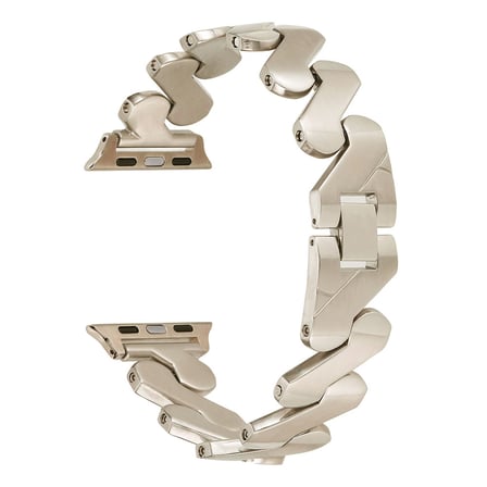 ​​​Apple Watch 7 45mm Kordon Aç Kapak Klipsli Şık Metal KRD80