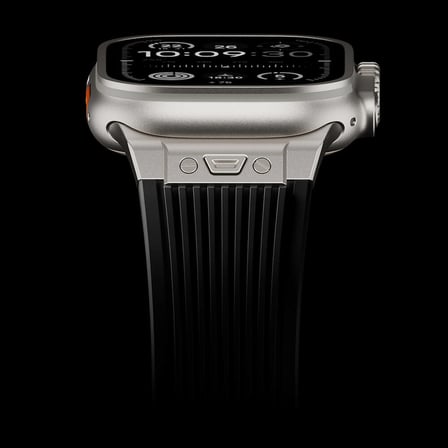 Apple Watch 7 45mm KRD113 Spor Görünümlü Silikon Kordon