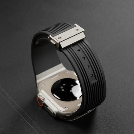 Apple Watch 10 42mm KRD113 Spor Görünümlü Silikon Kordon
