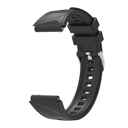 Huawei GT4 41mm 18mm Kordon Hafif Esnek Silikon Strap Kayış KRD129