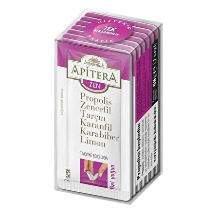 Apitera Zen 7 g x 35 Adet (Propolis, Bal, Zencefil, Limon)