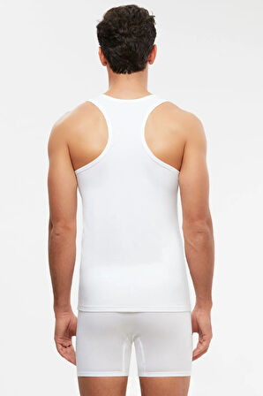 Erkek Penye Modal Sport Atlet 6 Lı Beyaz S-xl