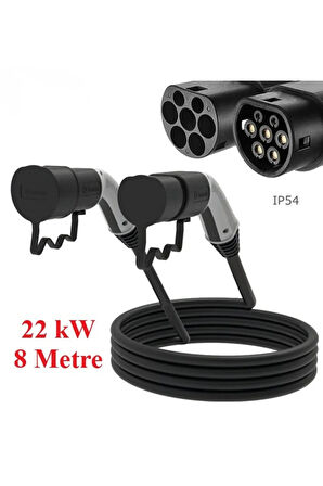 Bemis Elektrikli Araç Şarj Kablosu Seti- 8m-Trifaze-22 kW-32A-Çantalı