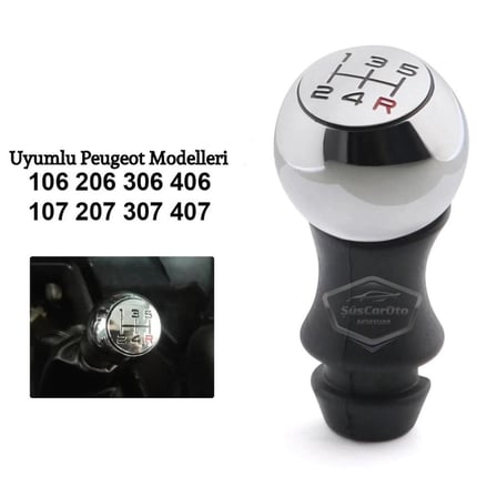 Peugeot Metal Gövdeli Spor GTR Vites Topuzu Manuel Yarış Vites Kolu 1.Kalite