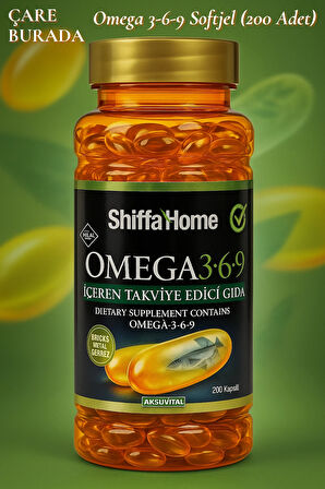 Omega 3-6-9 Softjel 1000 mg (200 Adet)