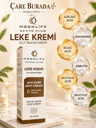 Moonlife Leke Bakım Seti Pirinç Sabunu Leke Kremi ve Leke Serumu Aydınlatıcı