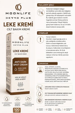 Moonlife Leke Bakım Seti Pirinç Sabunu Leke Kremi ve Leke Serumu Aydınlatıcı