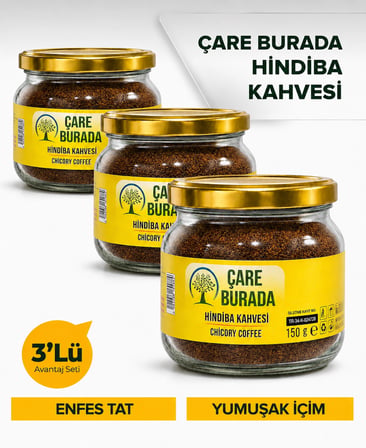 3 Adet Hindiba Kahvesi 3x 150 gr