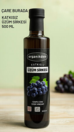 Katkısız Üzüm Sirkesi 500 Ml