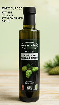 Katkısız Yeşil Kozalak Sirkesi 500 Ml