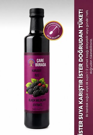 ÇareBurada Karadut Özü 500 ml