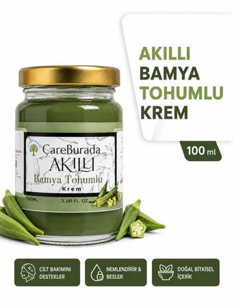 Çare Burada Akıllı Bamya Tohumlu Krem 100 ML x 3'lü Avantaj Seti