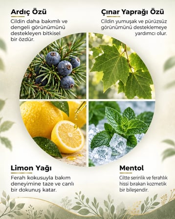 ÇareBurada Ardıç ve Çınar Yaprağı Kremi 3'lü Set 3 x 100 ml - Mentol ve Limon Yağı İçeren Cilt Bakım Kremi