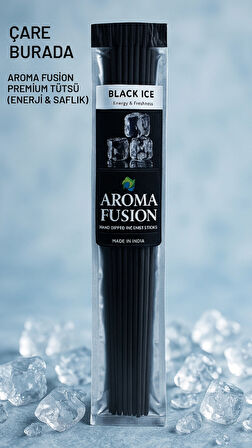 Aroma Fusion Black Ice Tütsü - Premium Tütsü × 15 Adet (Enerji & Saflık)