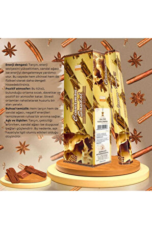 Tarçın ve Sandal Tütsüsü 20 Çubuk
