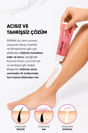 Emmak Rusma Tüy Dökücü Krem 50 gr 2 Adet Unisex Tüm Vücut
