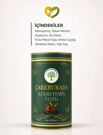ÇareBurada Kekreyemiş Tozu 8g x 20 Stick