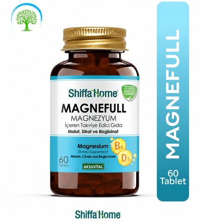 ShiffaHome Magnefull Magnezyum İçeren Takviye Edici Gıda 60 Kapsül