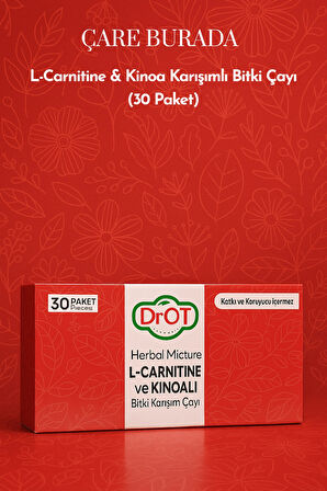 Drot - L-Carnitine & Kinoa Karışımlı Bitki Çayı (30 Paket)