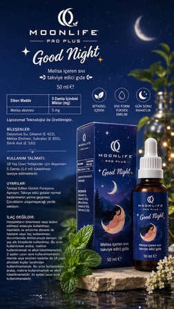 Dinginlik & Rahatlama Seti (Melisa İçeren Sıvı 50 ml & Passiflora, Rhodiola, Lavanta Ekstrakt 250 Ml)