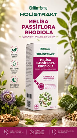 Dinginlik & Rahatlama Seti (Melisa İçeren Sıvı 50 ml & Passiflora, Rhodiola, Lavanta Ekstrakt 250 Ml)