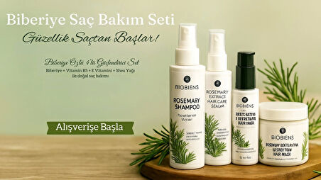 Biberiye Saç Bakım Seti