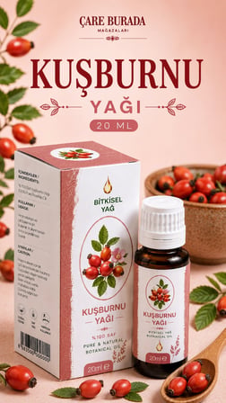 Anti-Aging Doğal Yağ Bakım Seti (İncir Çekirdeği & Kuşburnu & Nar Çekirdeği)