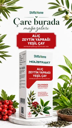 HOLİSTRAKT - Alıç & Zeytin Yaprağı & Yeşilçay İçeren Sıvı Ekstrakt 250 Ml
