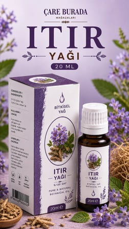 Berrak Cilt Doğal Yağ Bakım Seti (Mavi Anemon Çiçeği & Üzüm Çekirdeği & Itır)