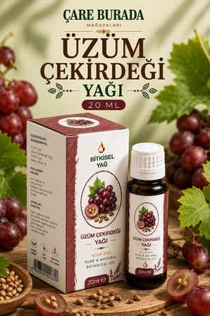 Berrak Cilt Doğal Yağ Bakım Seti (Mavi Anemon Çiçeği & Üzüm Çekirdeği & Itır)