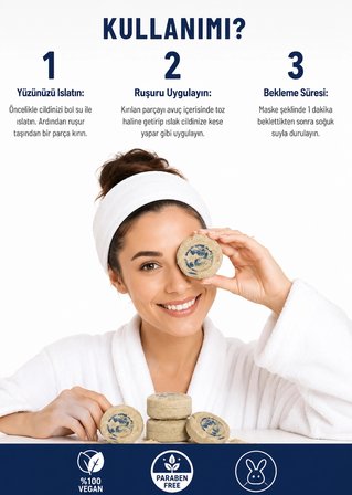 Çare Burada Ruşur Taşı 9 Adet Yüz Peelingi ve Maske 50 gr