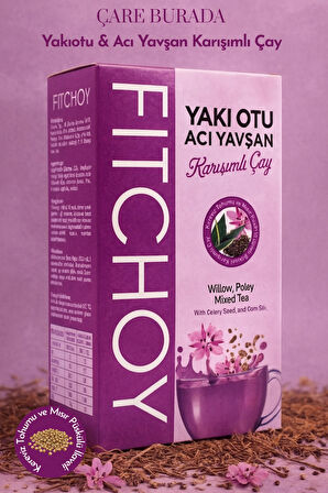 Fitchoy - Yakıotu & Acı Yavşan Çayı 90 gr × 45 Adet (Kereviz Tohumu & Mısır Püskülü İlaveli)