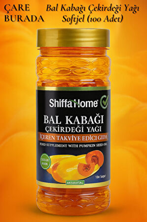 Bal Kabağı Çekirdeği Yağı Softjel (100 Softjel)