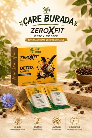 ÇareBurada - Fit & Detoks Seti (Hindiba Kahvesi 150 Gr & Detoks Kahve 30 Şase)