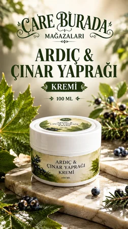 Çare Burada - Ardıç ve Çınar Yaprağı Masaj Kremi 100 Ml