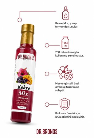 ÇareBurada Kekreyemiş Tozu 8g x 20 Stick + Dr. Bronos Kekre Mix Şurup 250 ml İkili Set