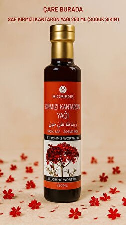 Biobiens - Saf Kırmızı Kantaron Yağı 250 Ml (Soğuk Sıkım)