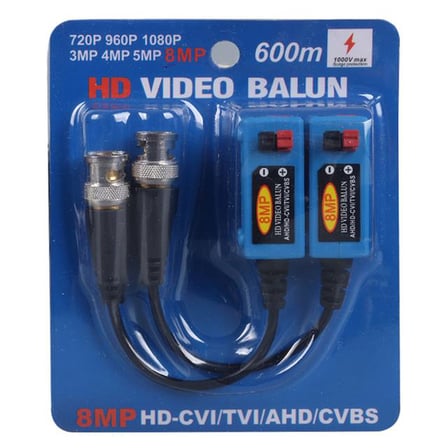 PM-3893 8MP MAX 600 Metre HD-TVI/CVI/AHD/CVBS HD Video Balun